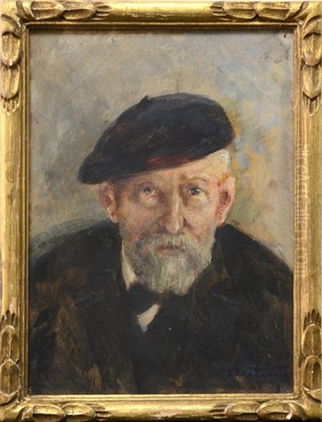 Self Portrait Of The Artist Oil Painting by Rene Louis Chretien