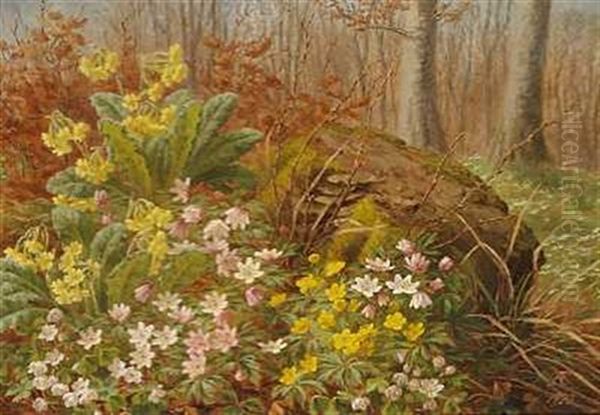 Blomstrende Skovbund by Anthonie Eleonore (Anthonore) Christensen