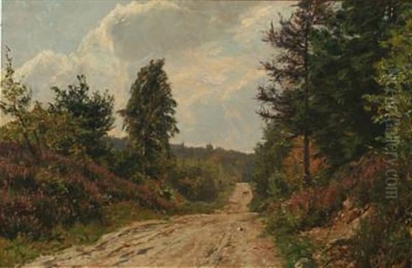 Summer At Grib Forest, Jutland by Godfred Christensen