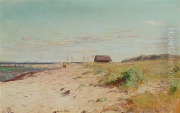 Fra Stranden Ved Gilleleje by Godfred Christensen