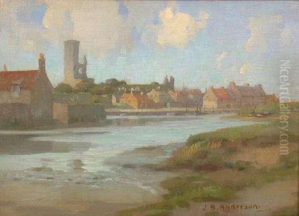 St Andrews Oil Painting by James Bell Anderson