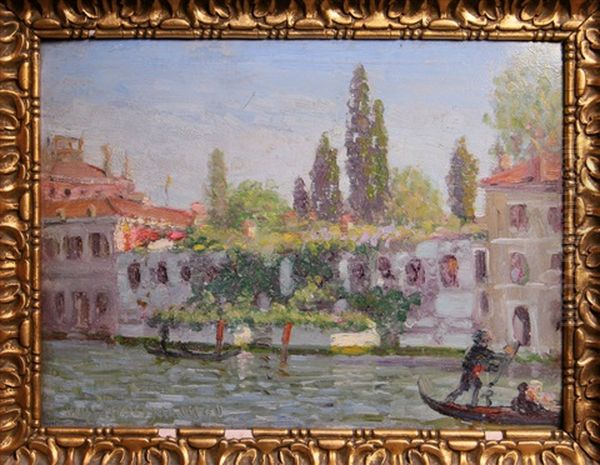 Venedig Oil Painting by Hans Christiansen