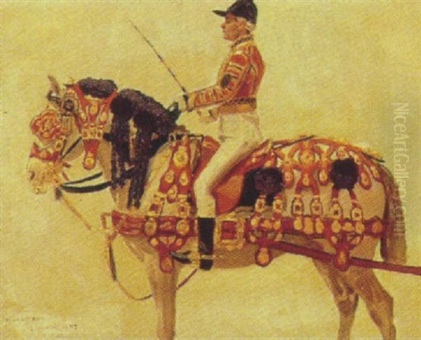 Royal Mews Oil Painting by Rasmus Christiansen