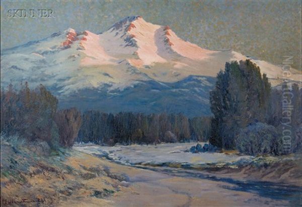 Mountain View Oil Painting by Ernest William Christmas