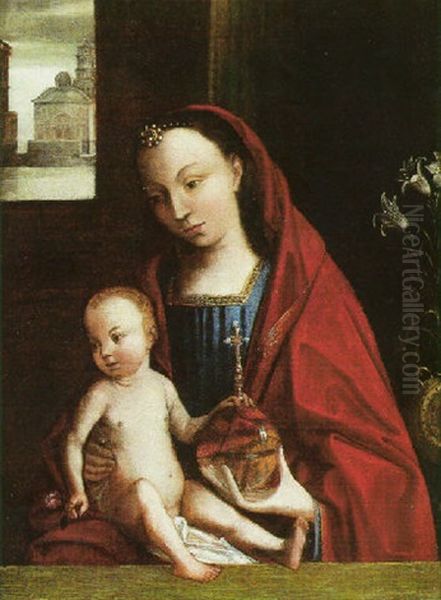 The Madonna And Child Oil Painting by Petrus Christus