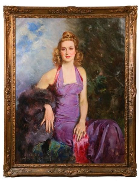 Collette Oil Painting by Howard Chandler Christy