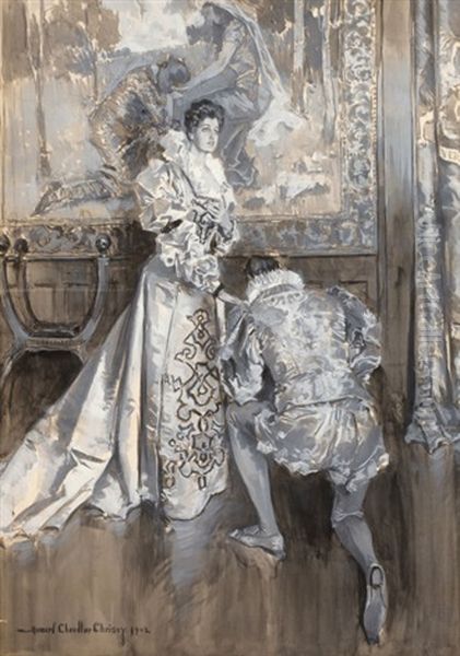 When Knighthood Was In Flower Oil Painting by Howard Chandler Christy