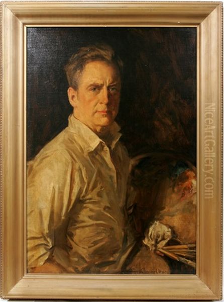 Self-portrait With Palette by Howard Chandler Christy