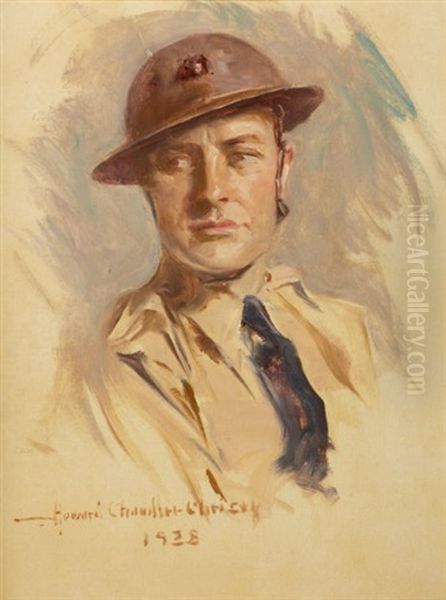 Soldier Oil Painting by Howard Chandler Christy