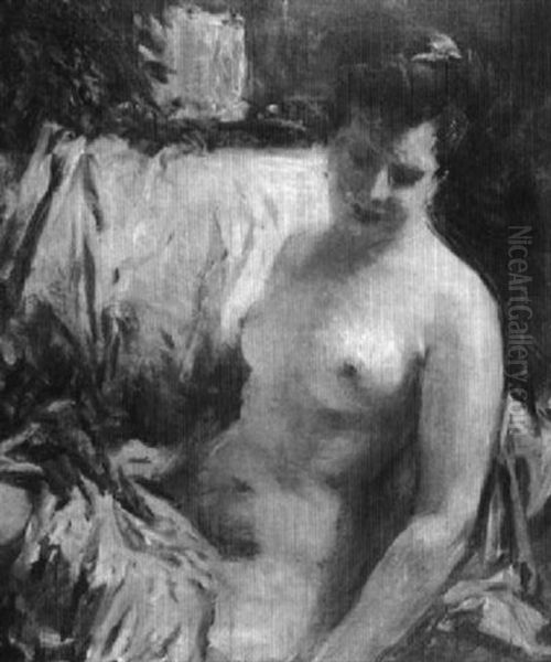 Female Nude Oil Painting by Howard Chandler Christy