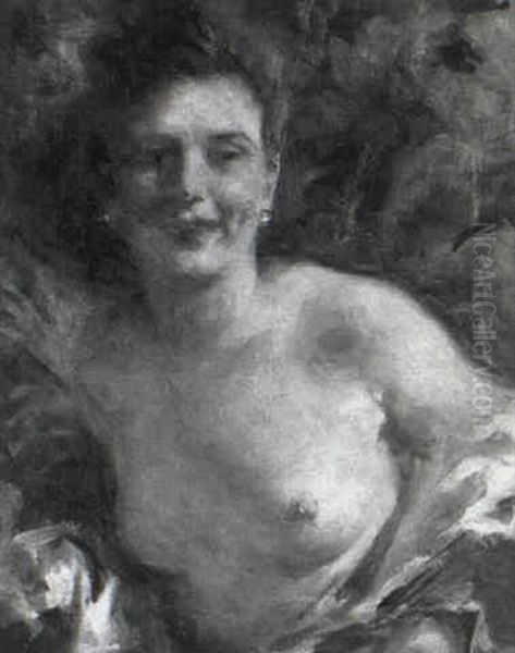 Female Nude Oil Painting by Howard Chandler Christy