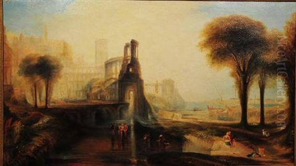 Souvenir Of Turner Oil Painting by J.W., Captain Anderson