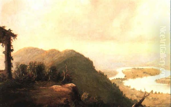 The Oxbow Oil Painting by Frederic Edwin Church