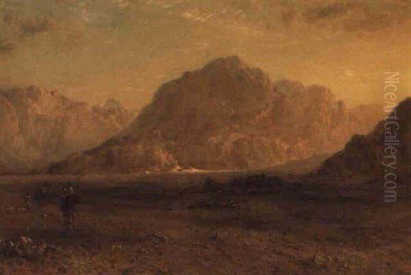 The Mountains Of Edom Oil Painting by Frederic Edwin Church