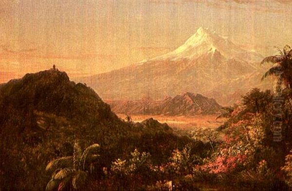 Sough American Landscape Oil Painting by Frederic Edwin Church