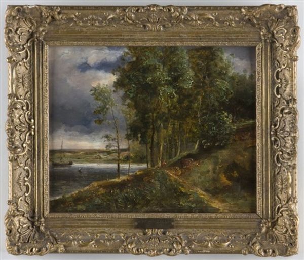 Landscape Oil Painting by Thomas Churchyard