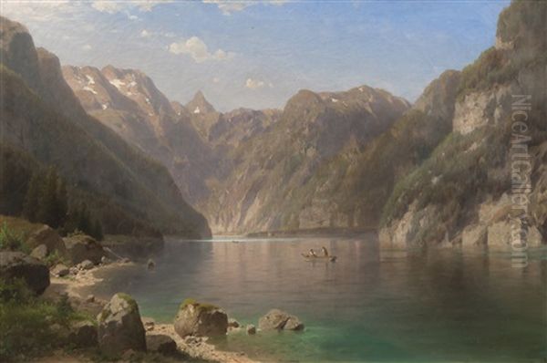 Lake Konigsee by Adolf Chwala