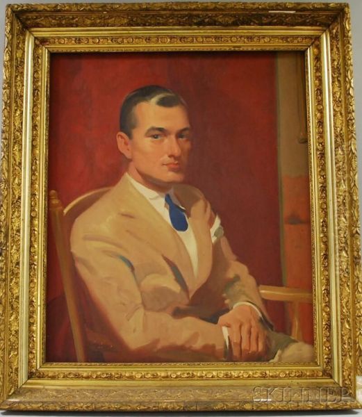 Portrait Of Mr.alfred Hopkins Oil Painting by Percy Anderson