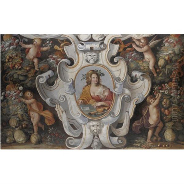 Allegoria Della Musica Oil Painting by Agostino Ciampelli