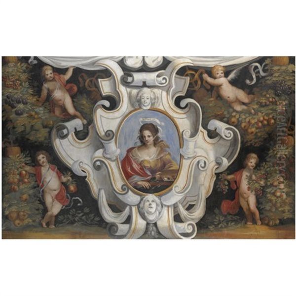 Allegoria Della Pittura Oil Painting by Agostino Ciampelli