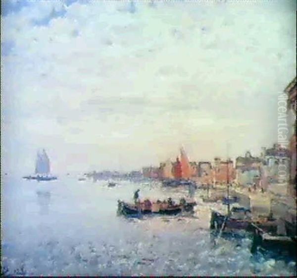 Pellestrina Oil Painting by Beppe Ciardi