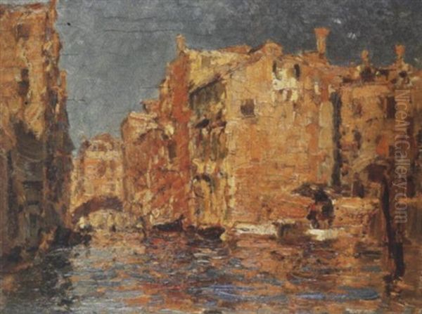 Venezia Dorata Oil Painting by Emma Ciardi