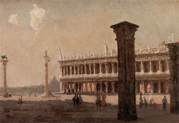 Piazza San Marco Oil Painting by Emma Ciardi