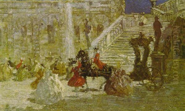 Carnival, Venice Oil Painting by Emma Ciardi