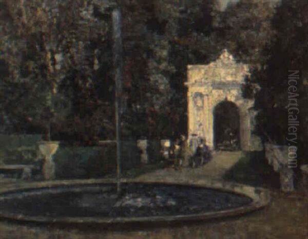 Villa Palladio, Venezia Oil Painting by Emma Ciardi