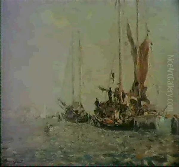 The Brown Sails Oil Painting by Emma Ciardi