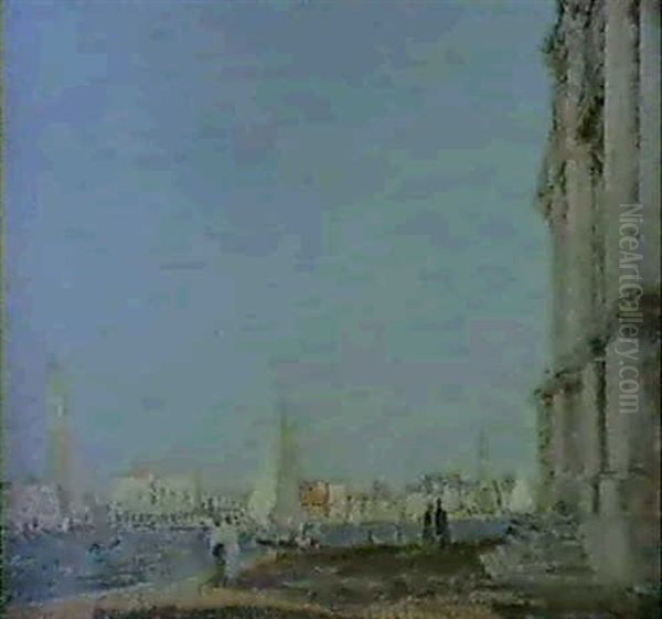 Da San Giorgio Al Mattino Oil Painting by Emma Ciardi