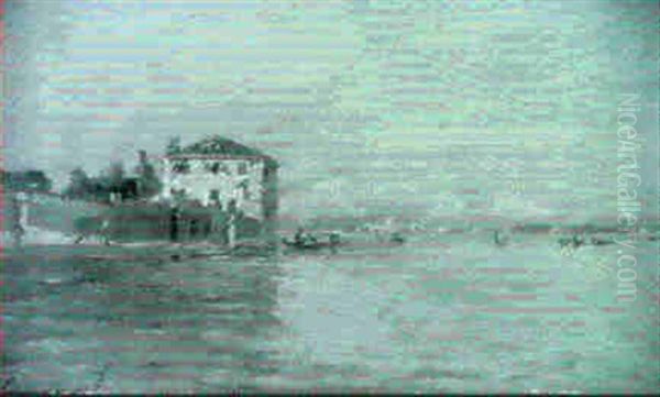 Casina Dei Spiriti, Venezia Oil Painting by Emma Ciardi