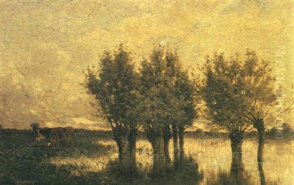 Bocage Normand Oil Painting by Ernest Ciceri