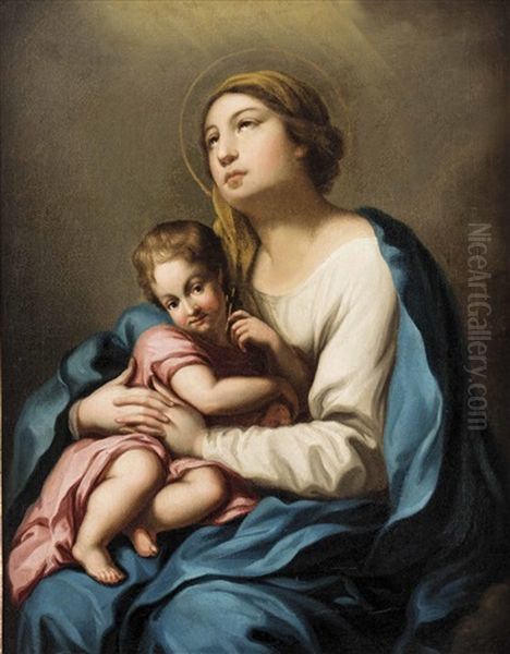 Hl. Maria Mit Dem Jesuskind Oil Painting by Carlo Cignani