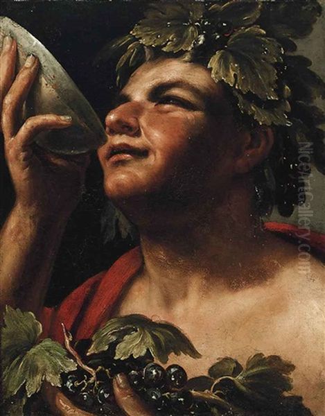 Bacchus Oil Painting by Carlo Cignani