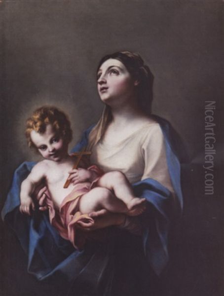 Vierge A L'enfant Oil Painting by Carlo Cignani