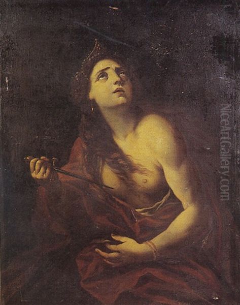 Lucrece Oil Painting by Carlo Cignani