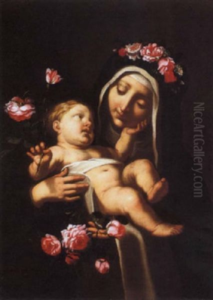 Santa Elisabetta D'ungheria Oil Painting by Carlo Cignani