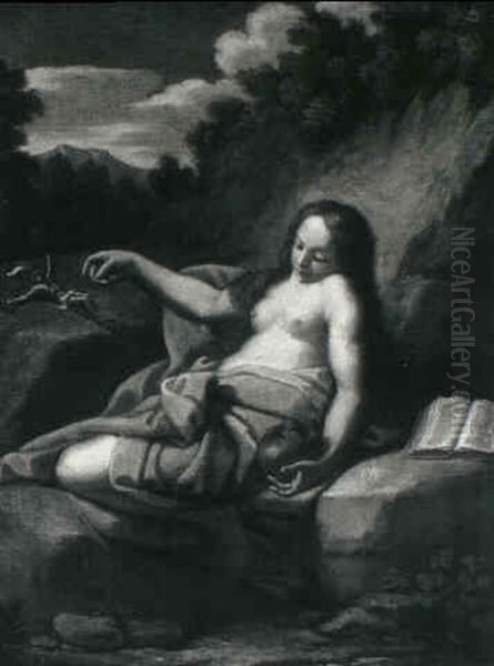 The Penitant Magdalen Oil Painting by Carlo Cignani