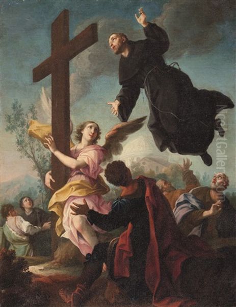 San Giuseppe Da Copertino Oil Painting by Giambettino Cignaroli