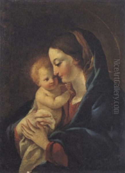 Madonna Con Bambino Oil Painting by Giambettino Cignaroli