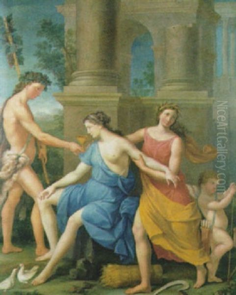 Sine Baccho Et Cerere Friget Venus Oil Painting by Giambettino Cignaroli