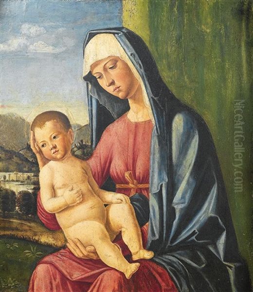 Madonna Mit Kind Oil Painting by Giovanni Battista Cima da Conegliano