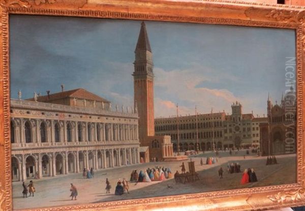 Vue De Venise Oil Painting by Giovanni Battista Cimaroli