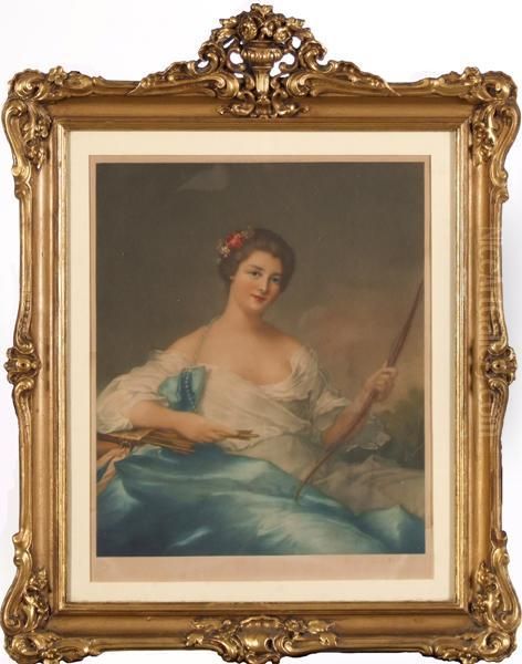 As Diana Oil Painting by William Anderson