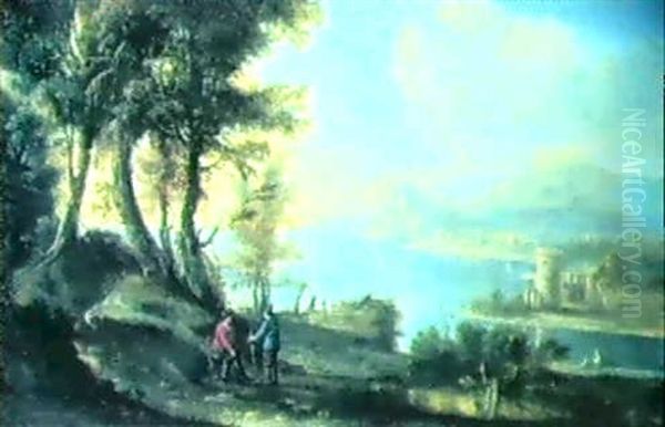 Kustenlandschaft by Giovanni Battista Cimaroli