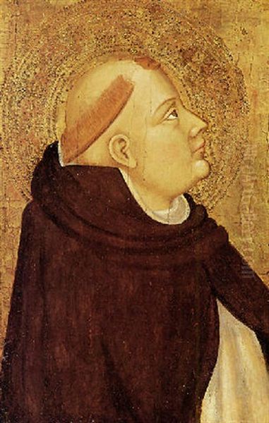 Santo Domenicano Oil Painting by Jacopo di Cione