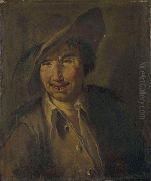 Portrait D'un Paysan Oil Painting by Giacomo Francesco Cipper