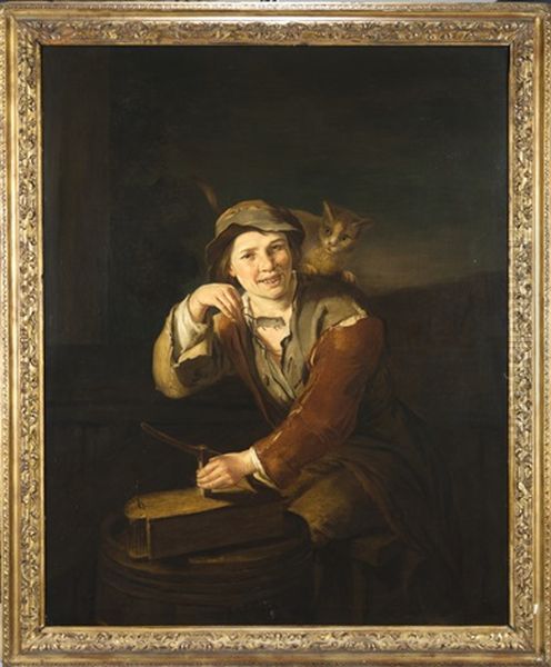 Contadino Con Trappola Per Topi Oil Painting by Giacomo Francesco Cipper