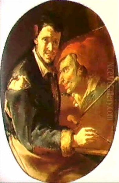 Autoritratto Oil Painting by Giacomo Francesco Cipper